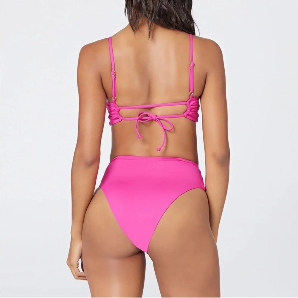 L Space Bikini Bottoms Pink xs